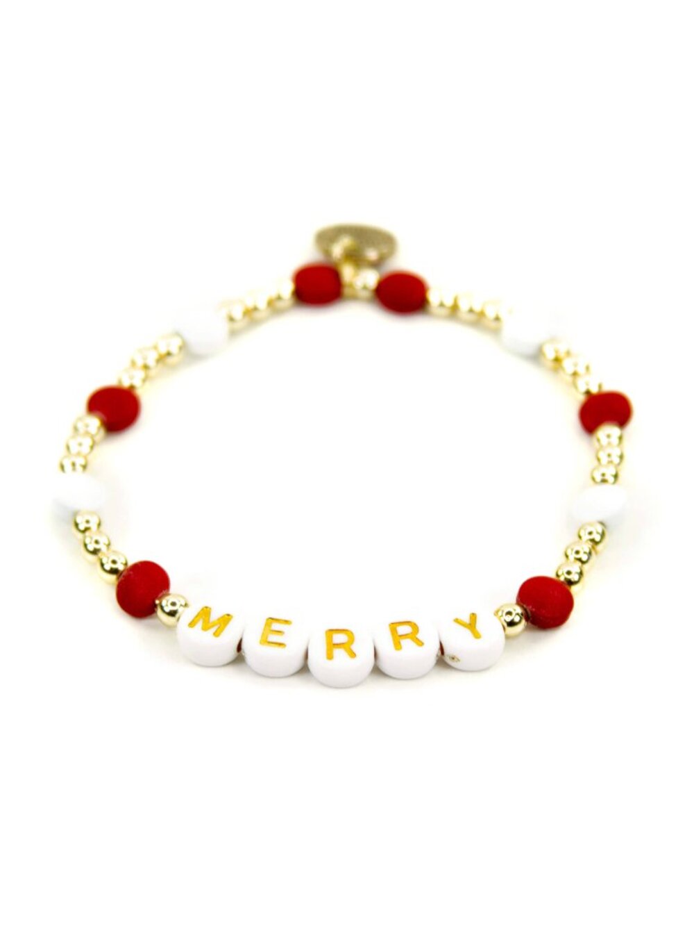 Merry 18K Gold & Enamel Christmas Bracelet